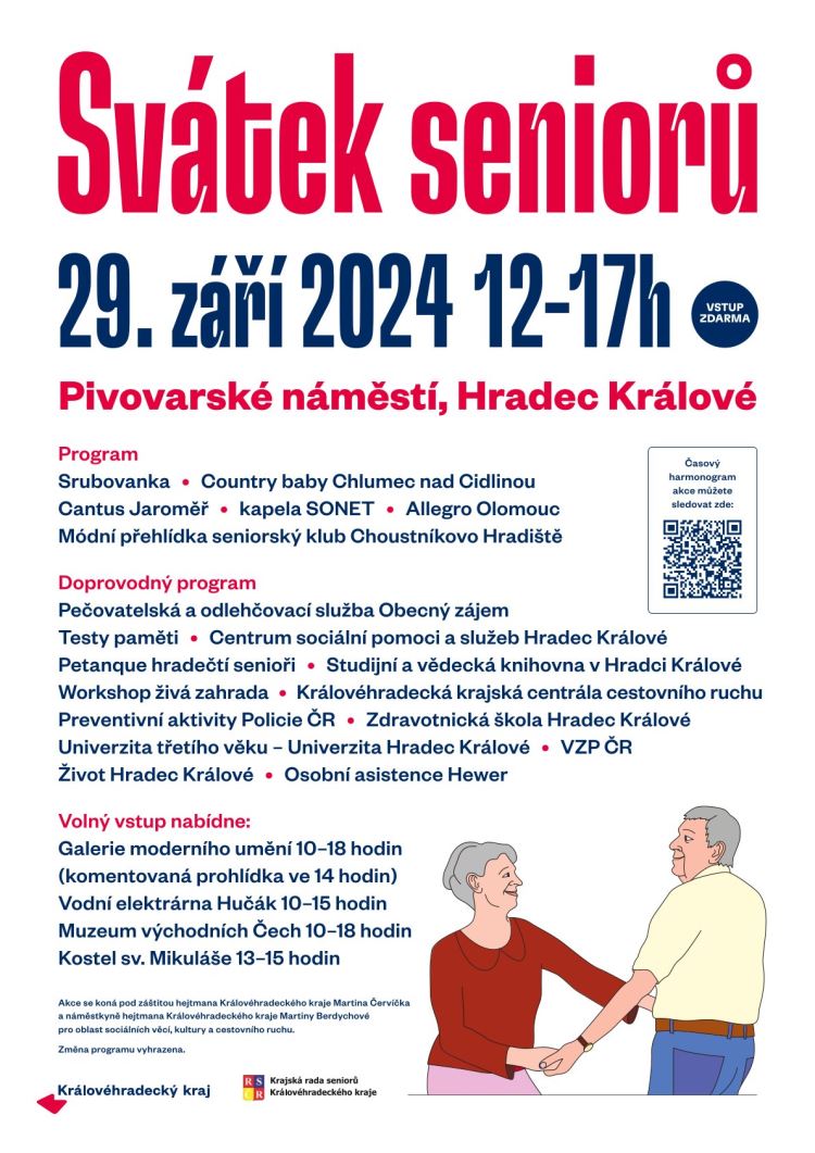 Svátek seniorů v Hradci Králové